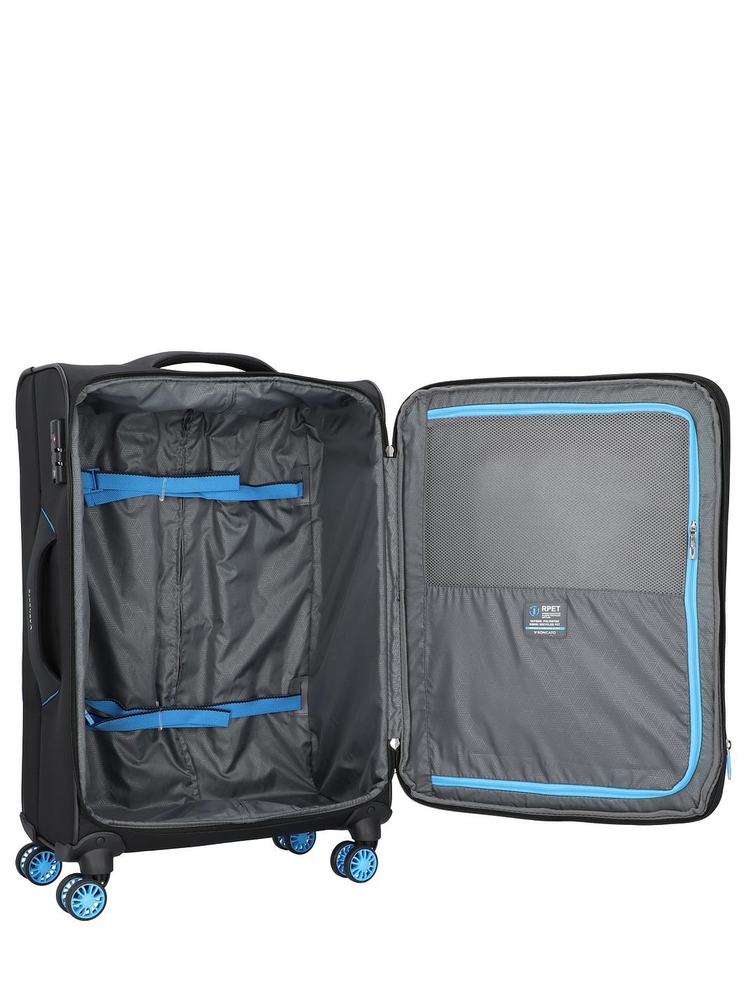 Roncato Crosslite 4 ruote Set di valigie 3 pezzi espandibile Roncato Crosslite 4 ruote Set di valigie 3 pezzi espandibile