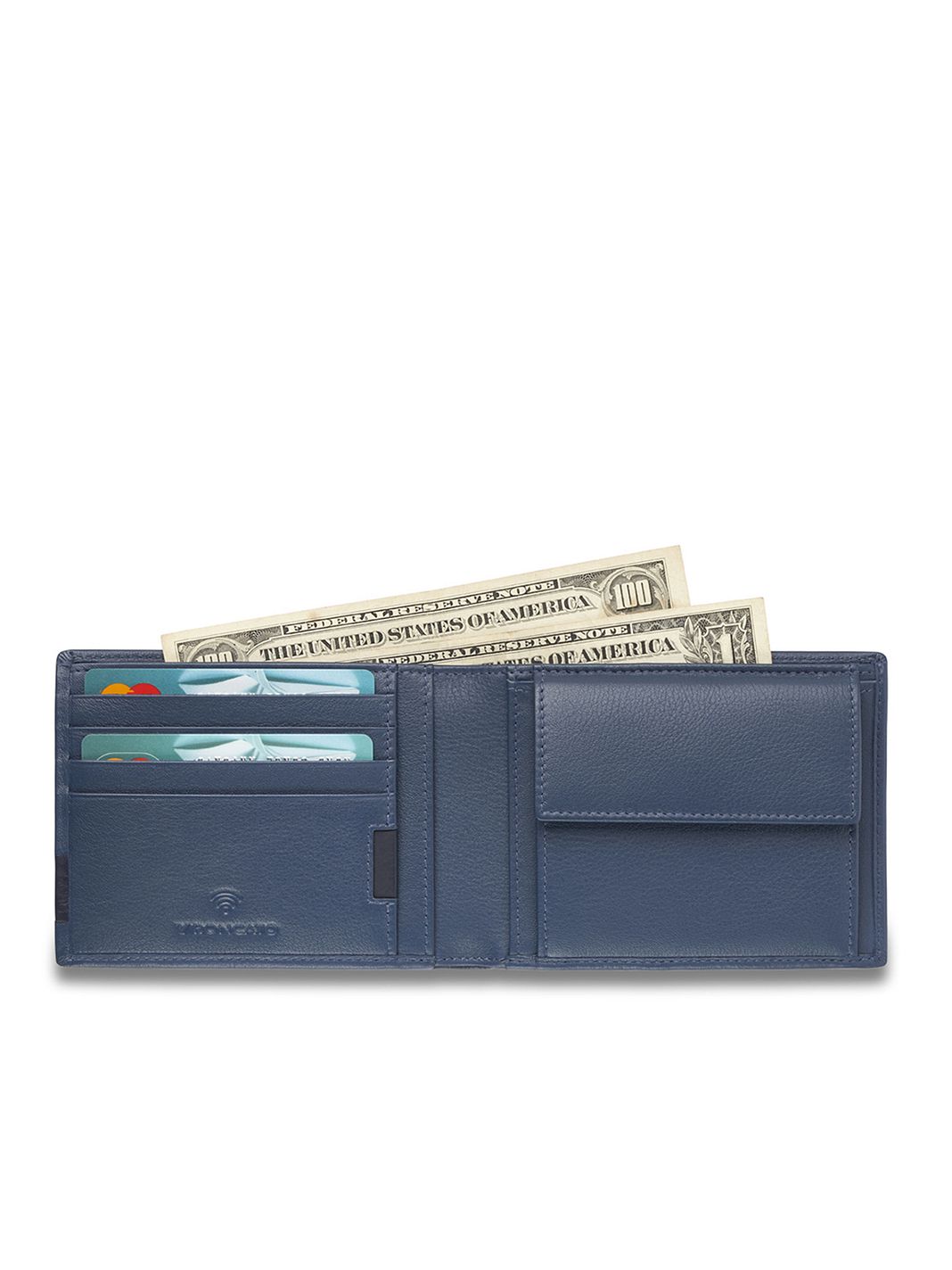 Roncato Monaco Portafoglio Protezione RFID Vera Pelle 9.5 cm Roncato Monaco Portafoglio Protezione RFID Vera Pelle 9.5 cm