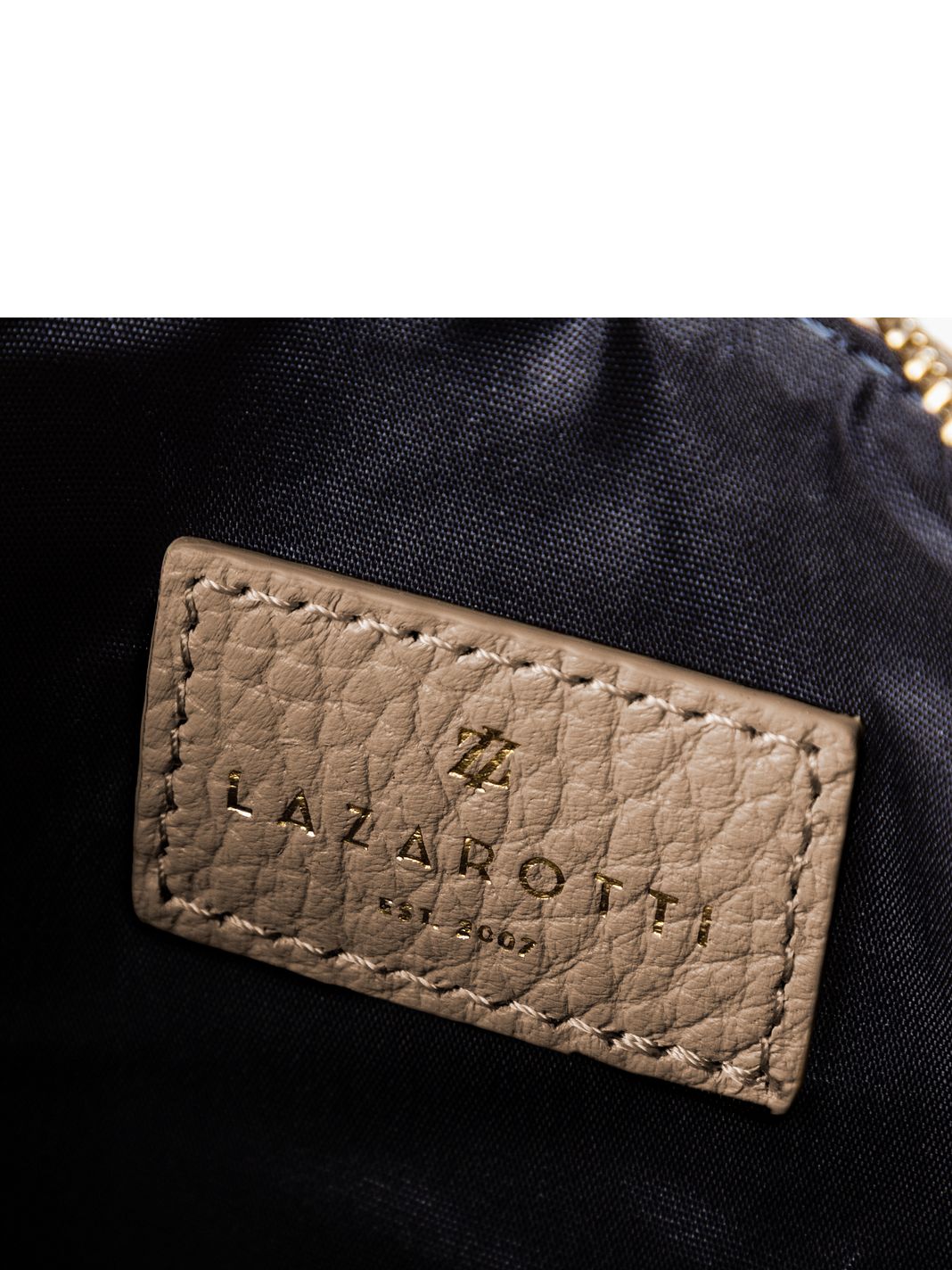 Lazarotti Bolso de hombro tipo pochette de piel de Bolonia, 22 cm