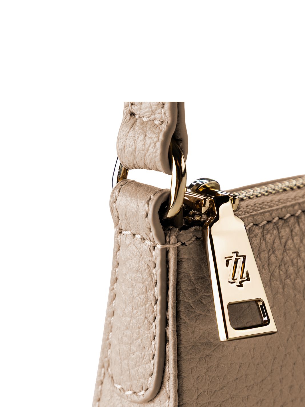 Lazarotti Bolso de hombro tipo pochette de piel de Bolonia, 22 cm