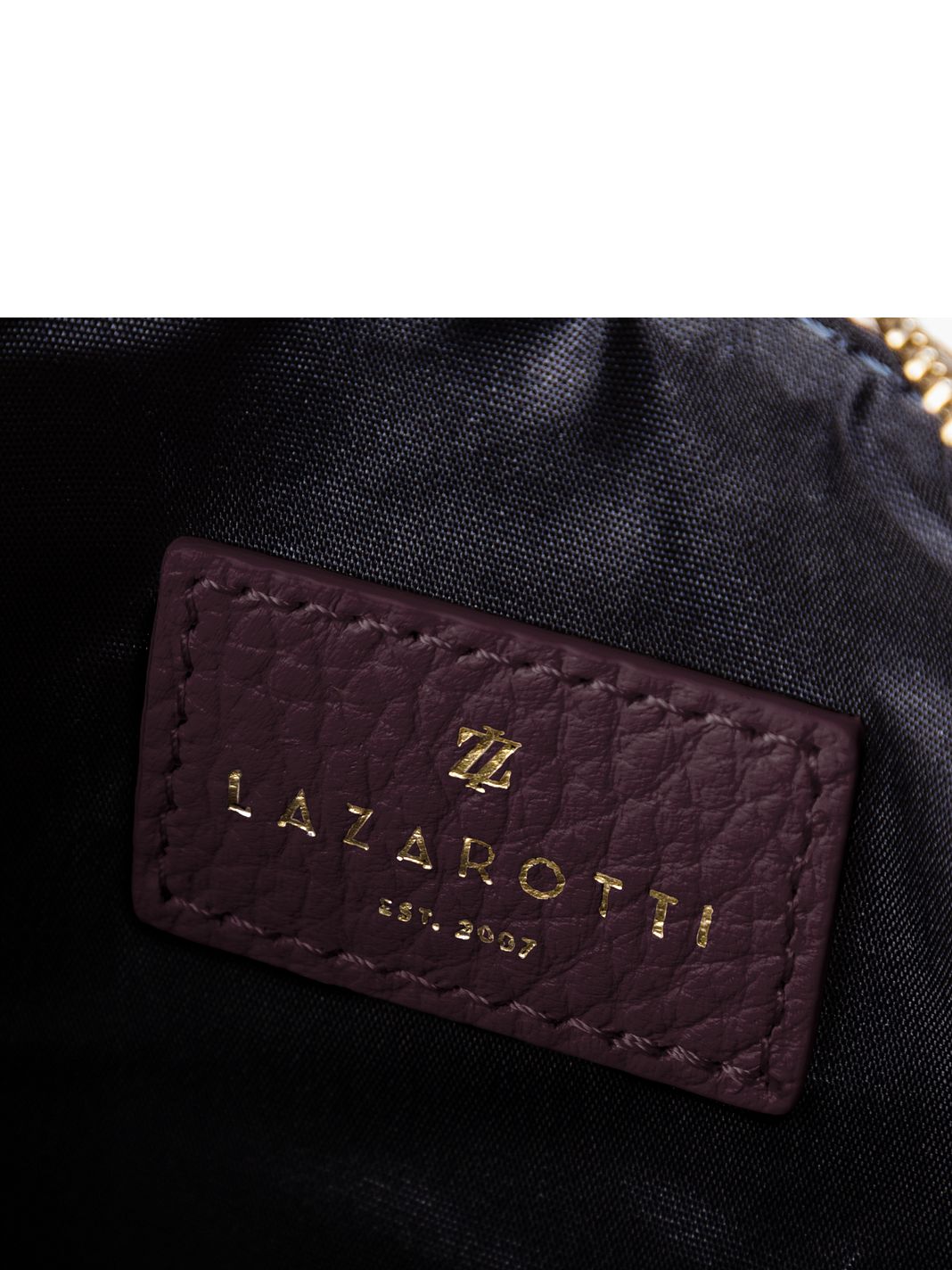 Lazarotti Bolso de hombro tipo pochette de piel de Bolonia, 22 cm Lazarotti Bolso de hombro tipo pochette de piel de Bolonia, 22 cm
