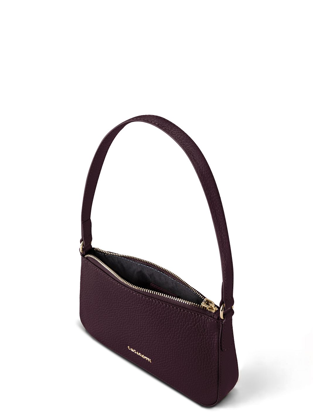 Lazarotti Bolso de hombro tipo pochette de piel de Bolonia, 22 cm Lazarotti Bolso de hombro tipo pochette de piel de Bolonia, 22 cm