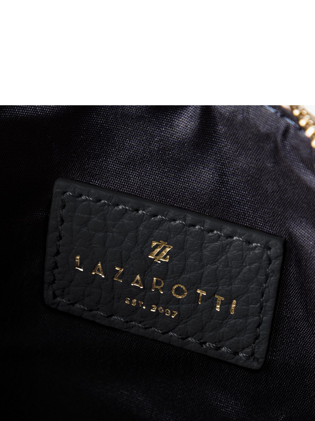 Lazarotti Bolso de hombro tipo pochette de piel de Bolonia, 22 cm Lazarotti Bolso de hombro tipo pochette de piel de Bolonia, 22 cm
