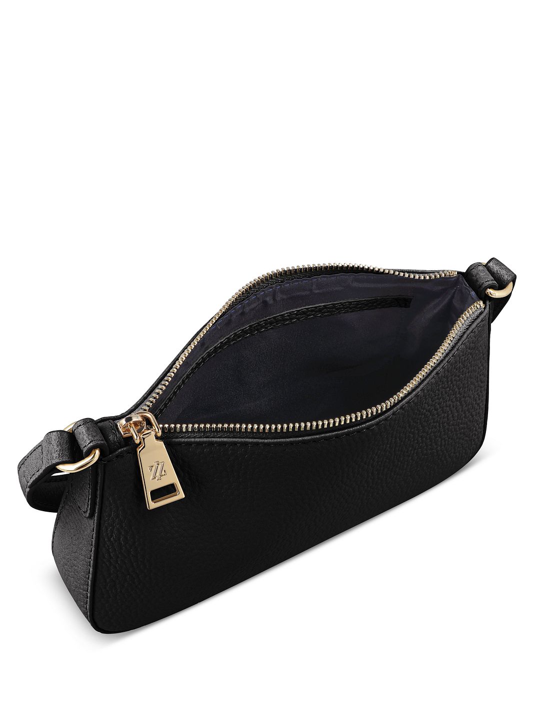 Lazarotti Bolso de hombro tipo pochette de piel de Bolonia, 22 cm Lazarotti Bolso de hombro tipo pochette de piel de Bolonia, 22 cm