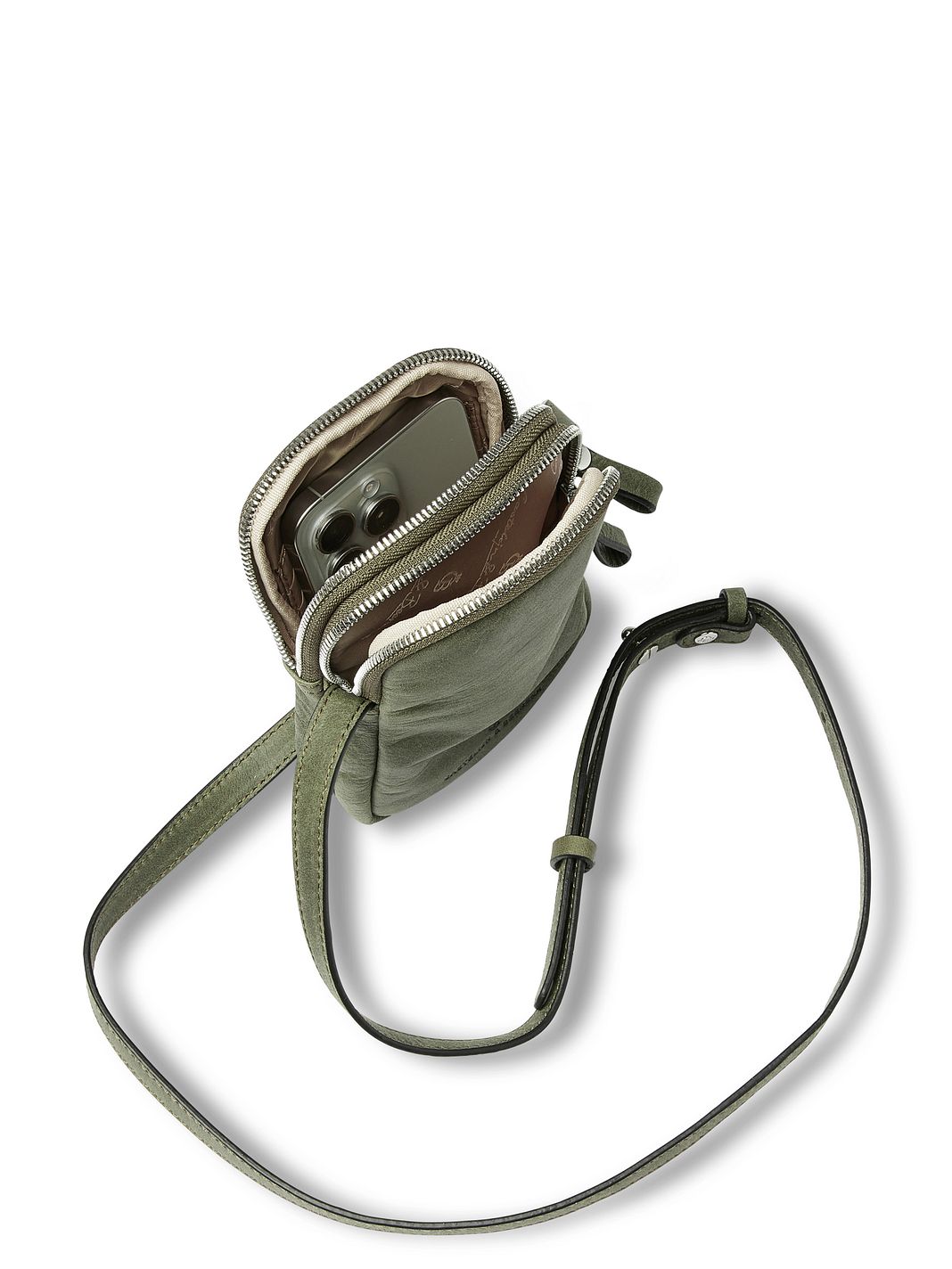 Castelijn & Beerens Carisma Mini Borsa Borsa a tracolla Vera Pelle 11.5 cm Castelijn & Beerens Carisma Mini Borsa Borsa a tracolla Vera Pelle 11.5 cm