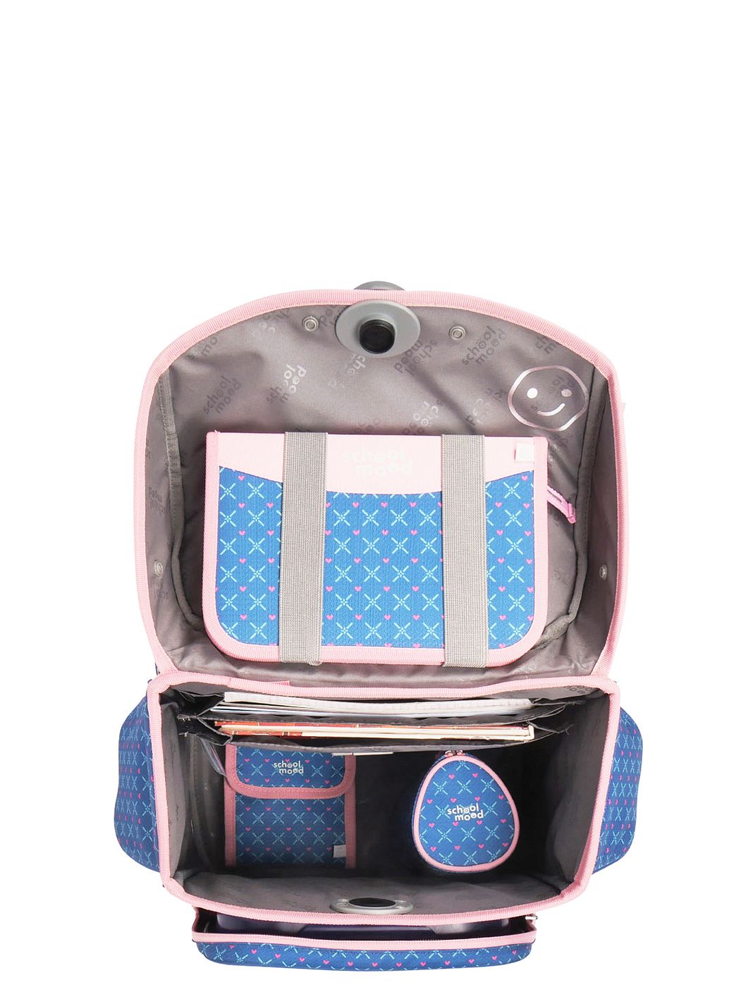 School-Mood Timeless Pro Juego de mochilas escolares 7 piezas School-Mood Timeless Pro Juego de mochilas escolares 7 piezas