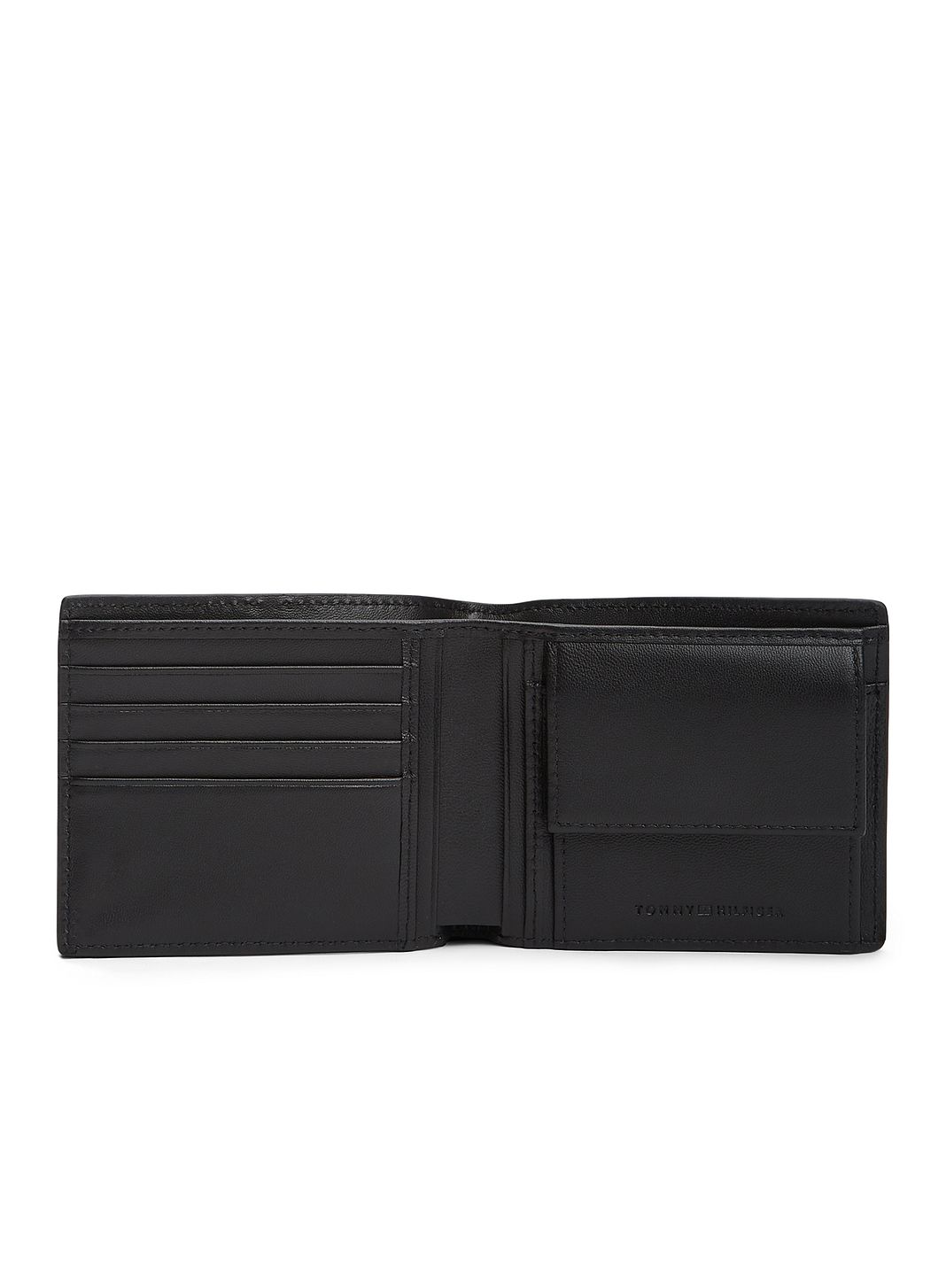 Tommy Hilfiger TH Corp Portafoglio Vera Pelle 9 cm Tommy Hilfiger TH Corp Portafoglio Vera Pelle 9 cm