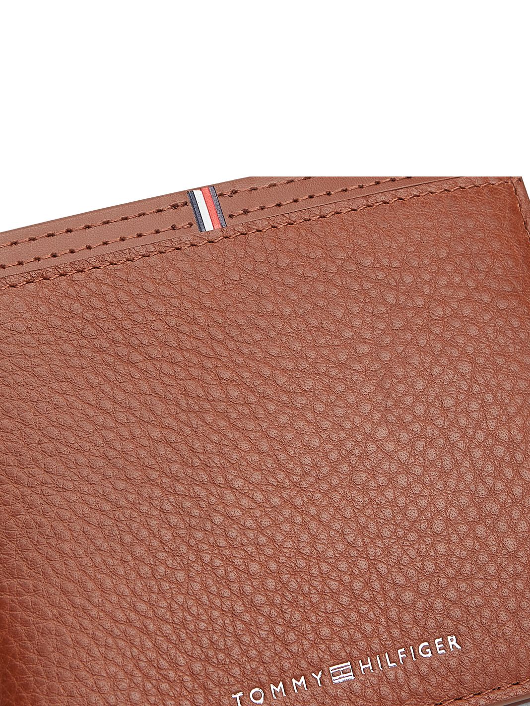 Tommy Hilfiger TH Corp Portafoglio Vera Pelle 9 cm