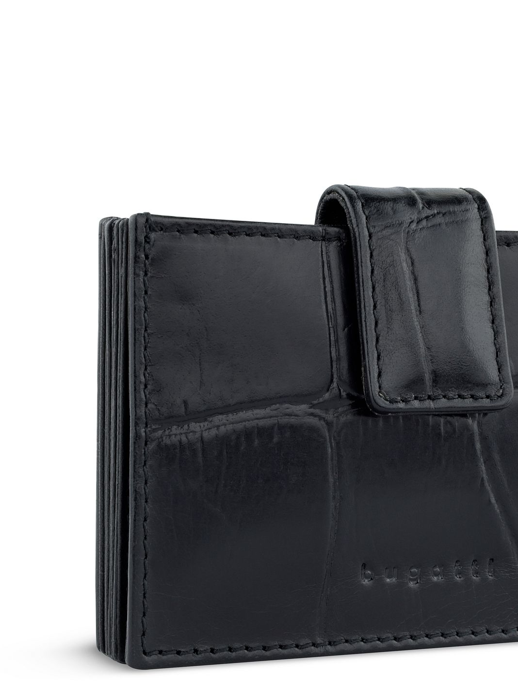 bugatti Nevio Custodia per carta di credito Protezione RFID Vera Pelle 11 cm bugatti Nevio Custodia per carta di credito Protezione RFID Vera Pelle 11 cm