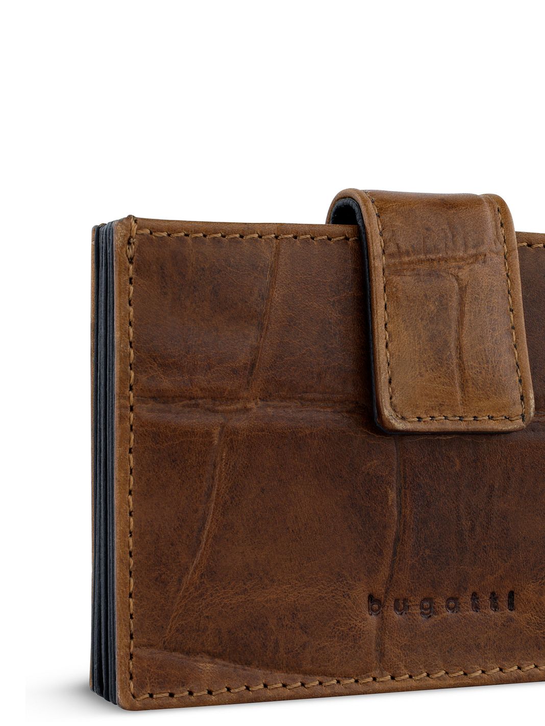 bugatti Nevio Custodia per carta di credito Protezione RFID Vera Pelle 11 cm bugatti Nevio Custodia per carta di credito Protezione RFID Vera Pelle 11 cm