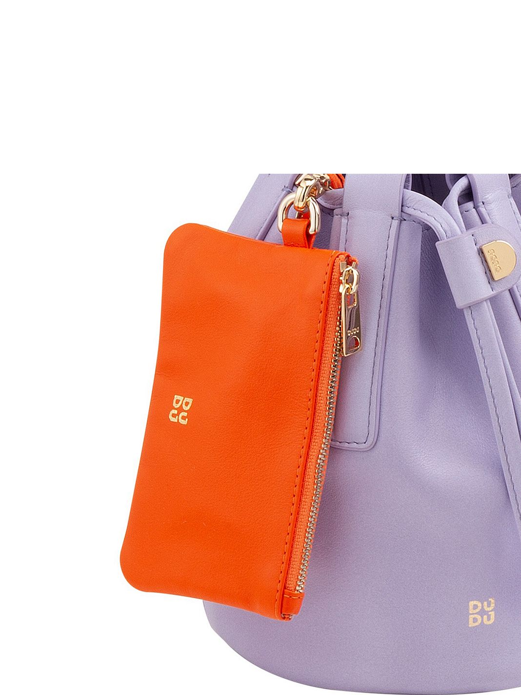 DuDu Filicudi Borsa secchiello Vera Pelle 14 cm