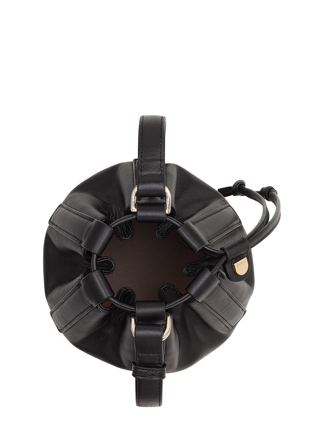DuDu Filicudi Borsa secchiello Vera Pelle 14 cm