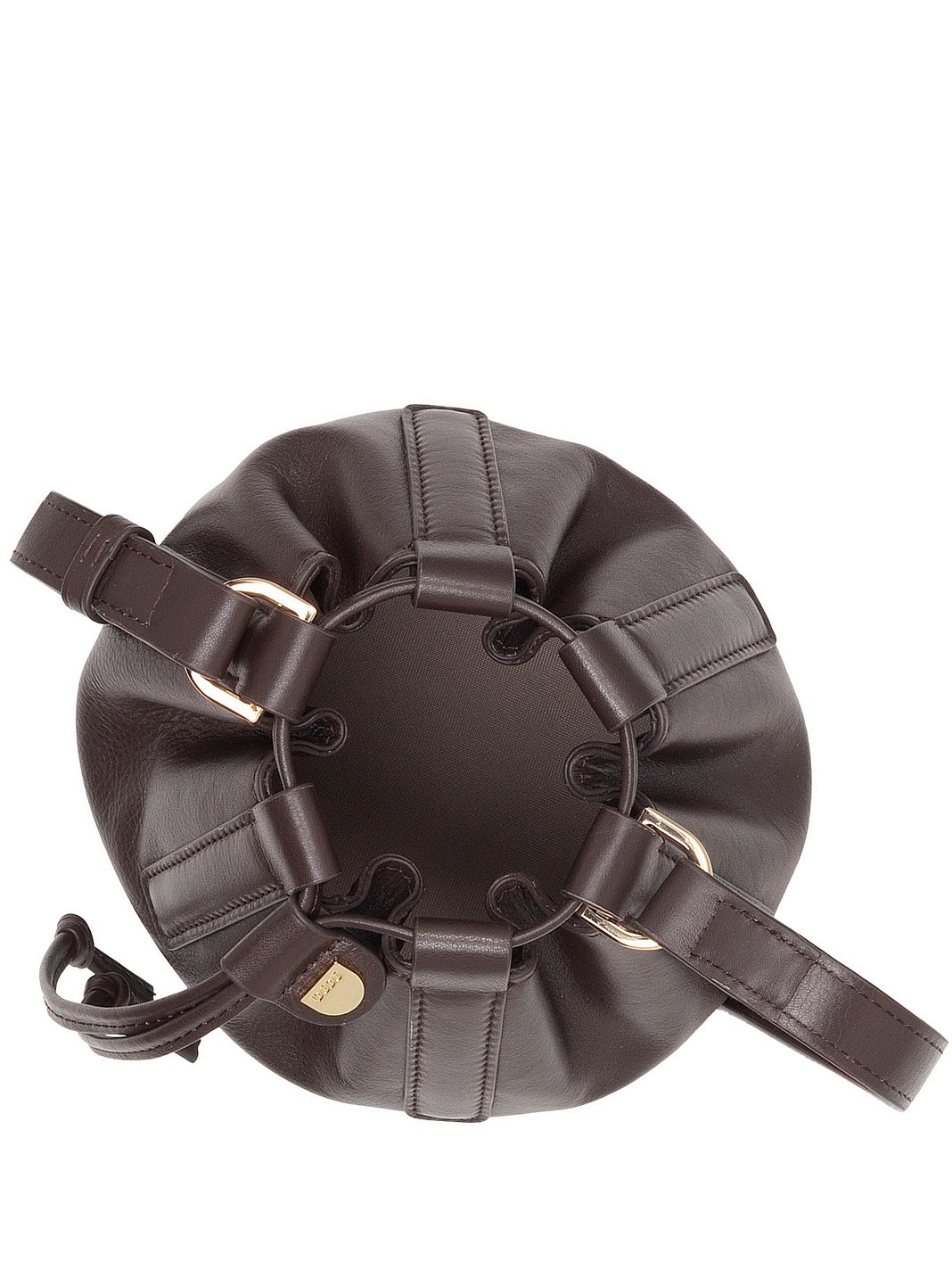 DuDu Filicudi Borsa secchiello Vera Pelle 14 cm