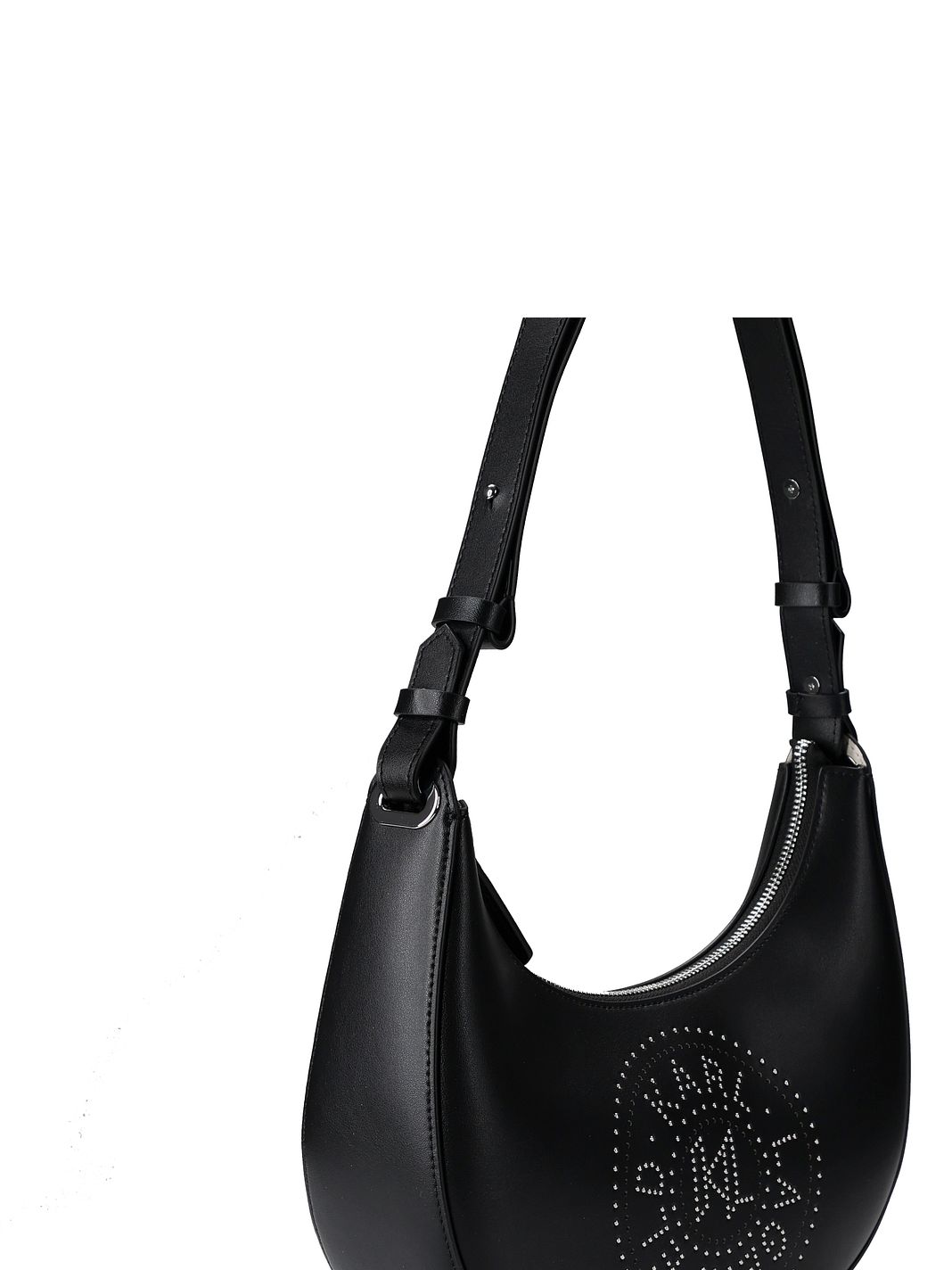 Karl Lagerfeld Circle Borsa a spalla Vera Pelle 28 cm