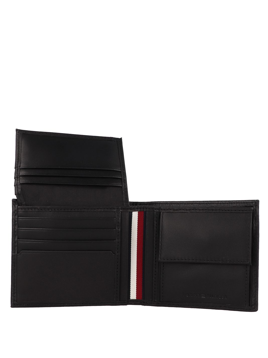 Tommy Hilfiger TH Premium Cartera Bloqueo RFID Piel natural 12 cm