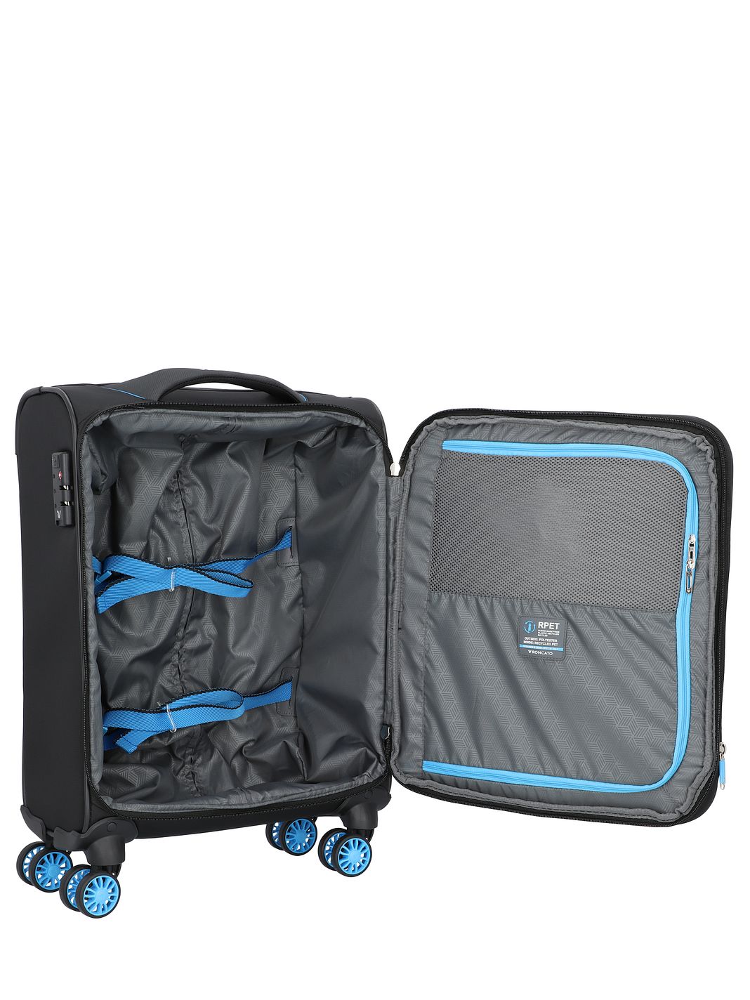 Roncato Crosslite 4 ruote Trolley cabina S 55 cm espandibile