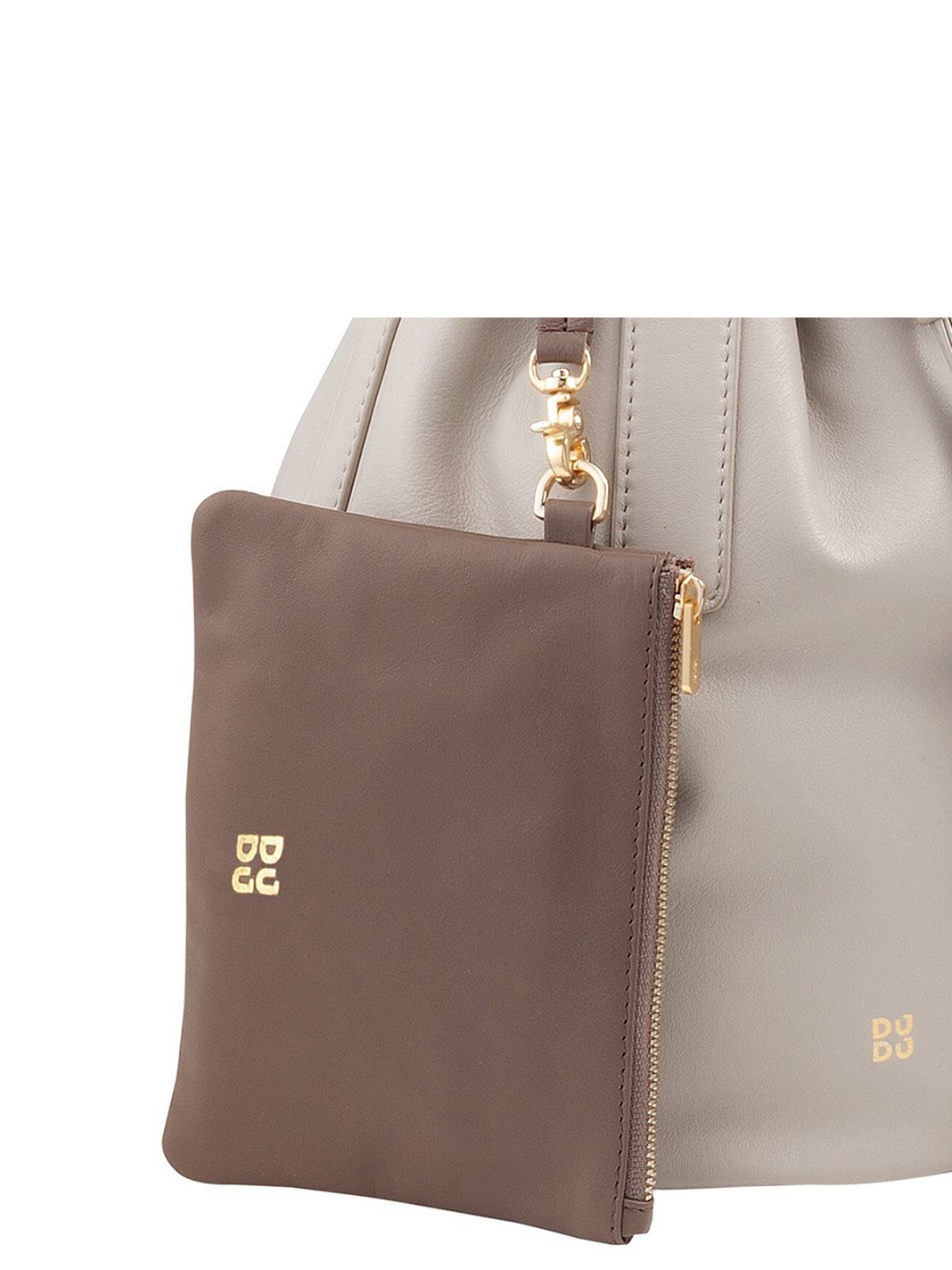 DuDu Filicudi Borsa secchiello Vera Pelle 19 cm
