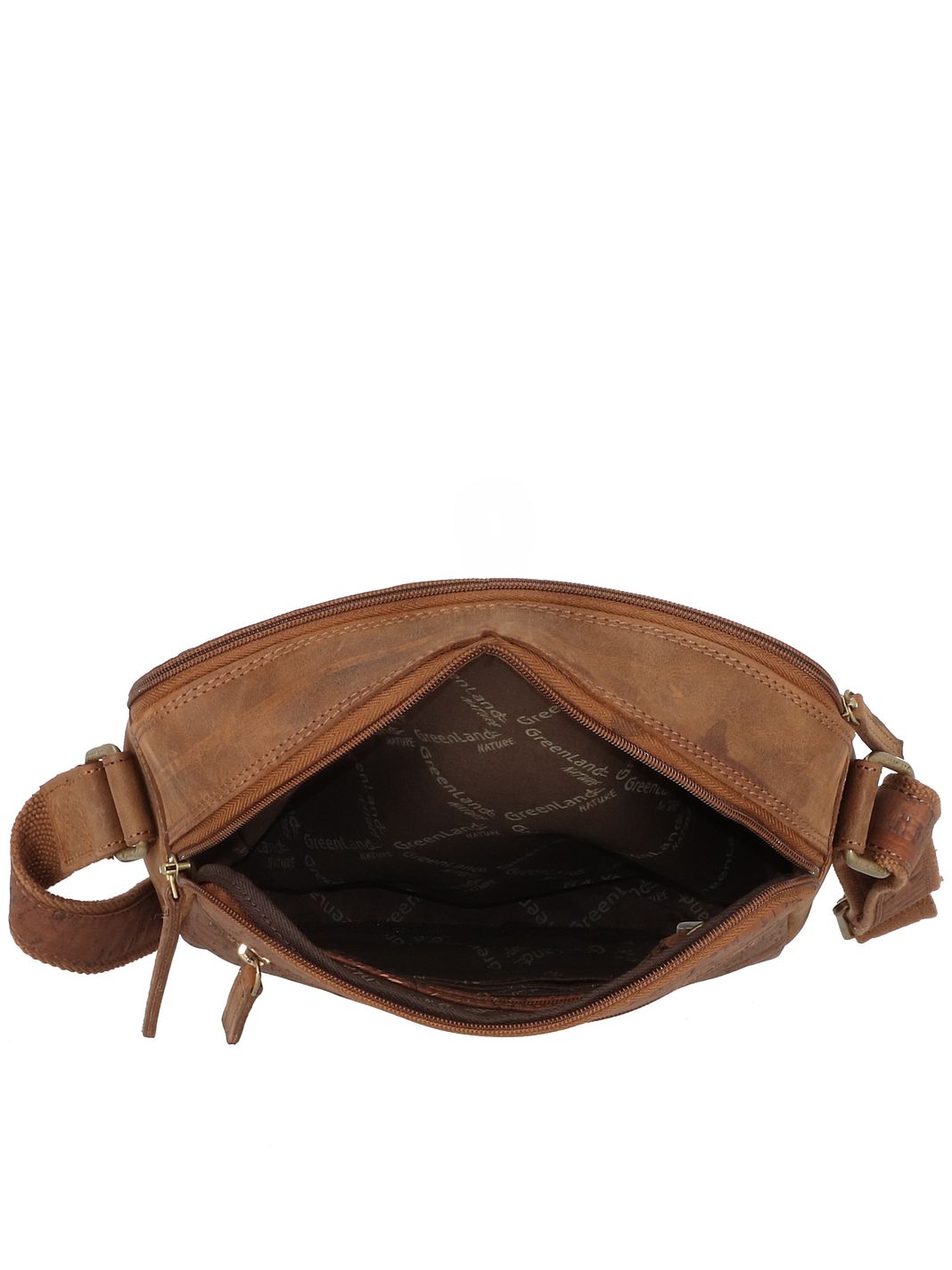 Greenland Nature Crossbody taske Læder 26 cm Greenland Nature Crossbody taske Læder 26 cm