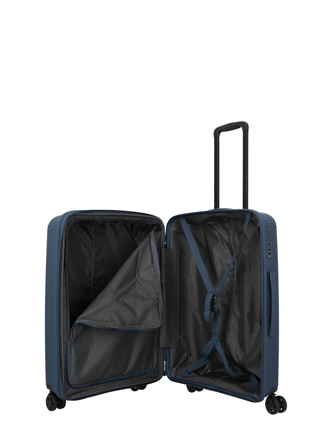 Travelite Air Stripe 4 ruote Set di valigie 3 pezzi espandibile Travelite Air Stripe 4 ruote Set di valigie 3 pezzi espandibile