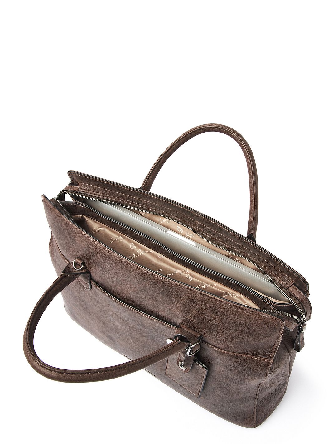 Castelijn & Beerens Carisma Borsa tote Protezione RFID Vera Pelle 41 cm Vano porta PC