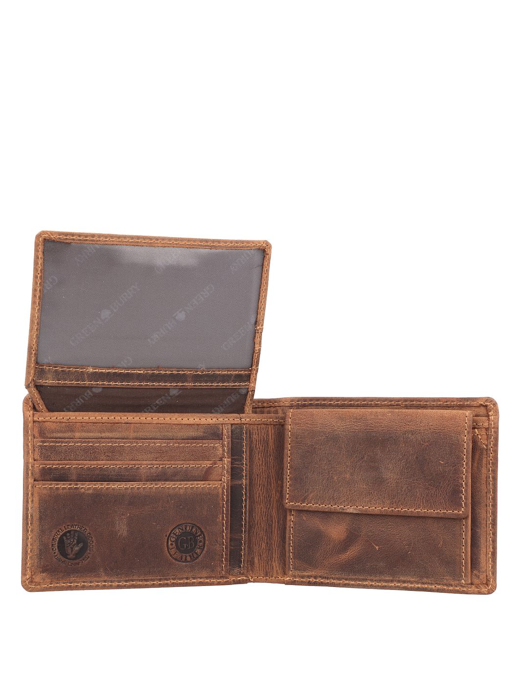 Greenburry Vintage Cartera Bloqueo RFID Piel natural 12 cm Greenburry Vintage Cartera Bloqueo RFID Piel natural 12 cm