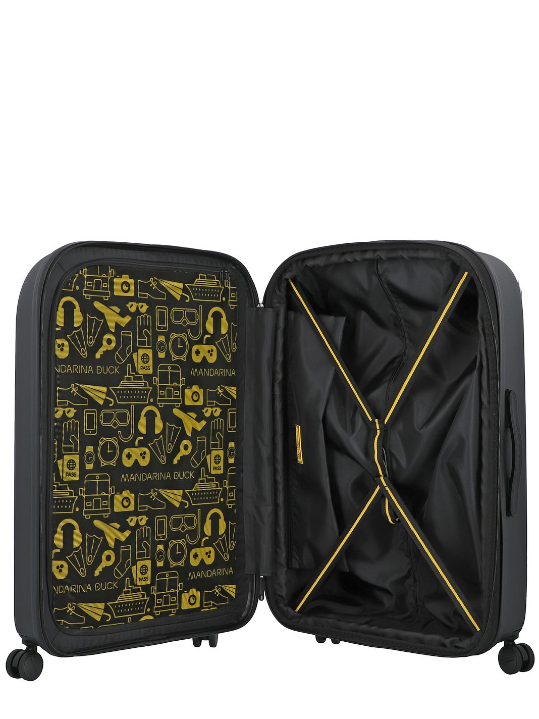 Mandarina Duck Logoduck + 4 ruote Carrello L 75 cm Mandarina Duck Logoduck + 4 ruote Carrello L 75 cm