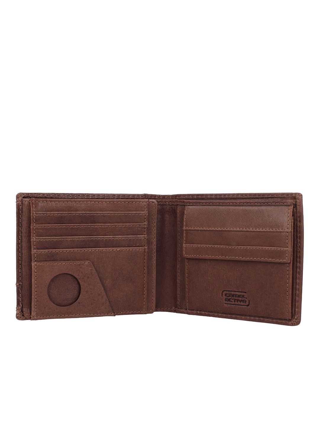 camel active Field Portafoglio Protezione RFID Vera Pelle 12 cm
