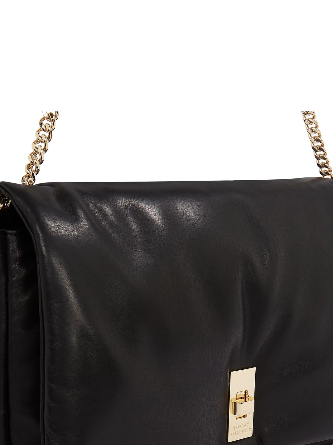 Tommy Hilfiger Soft Leather Borsa a spalla Vera Pelle 34 cm