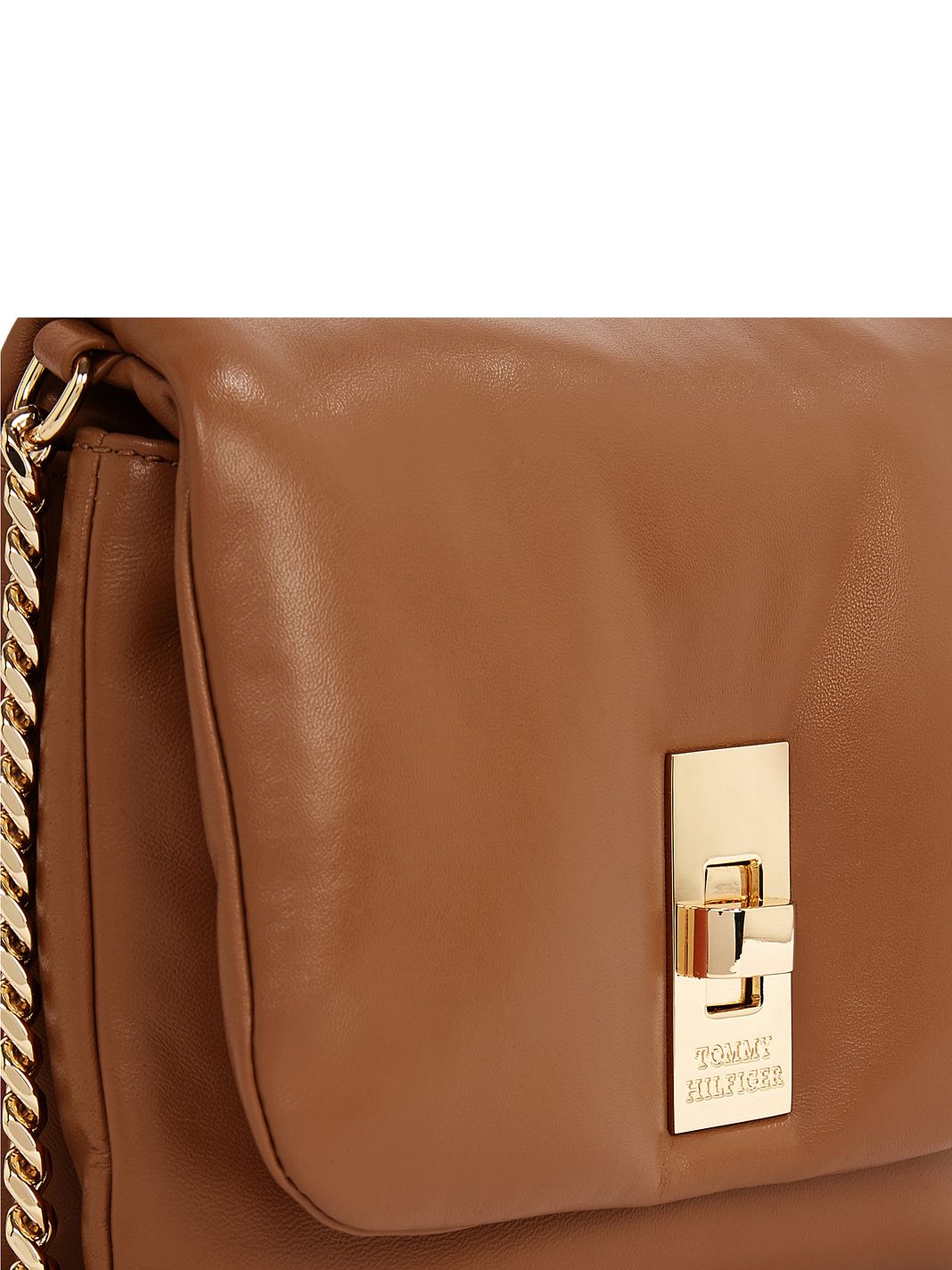 Tommy Hilfiger Soft Leather Mini Borsa Borsa a tracolla Vera Pelle 18 cm