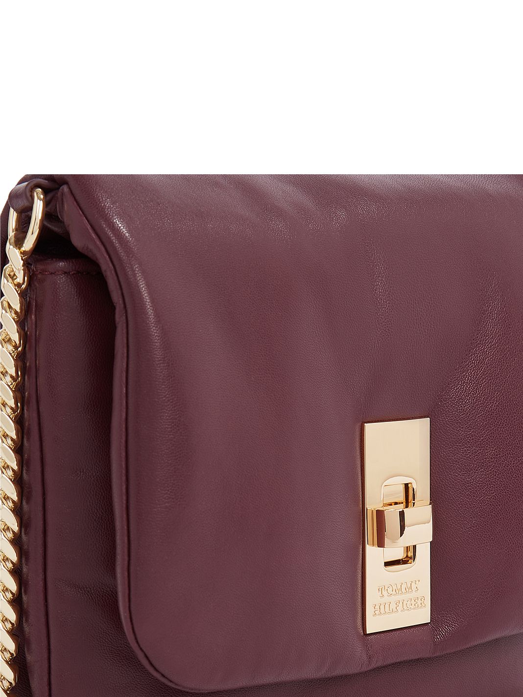 Tommy Hilfiger Soft Leather Mini Borsa Borsa a tracolla Vera Pelle 18 cm