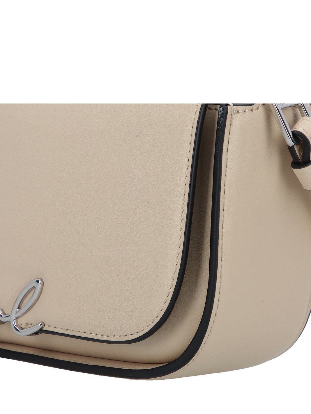 Karl Lagerfeld Signature Borsa a spalla Vera Pelle 24 cm Karl Lagerfeld Signature Borsa a spalla Vera Pelle 24 cm