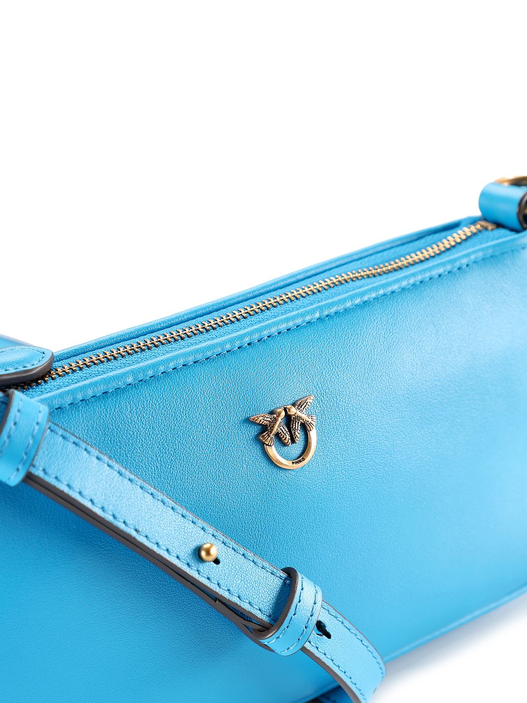 PINKO Half Moon Borsa a tracolla Vera Pelle 23 cm PINKO Half Moon Borsa a tracolla Vera Pelle 23 cm