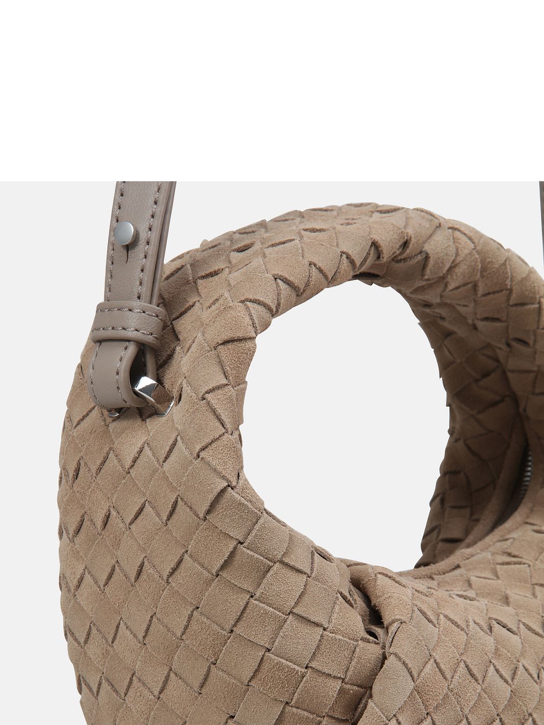LES VISIONNAIRES Greta mini weave Borsetta Vera Pelle 20 cm LES VISIONNAIRES Greta mini weave Borsetta Vera Pelle 20 cm