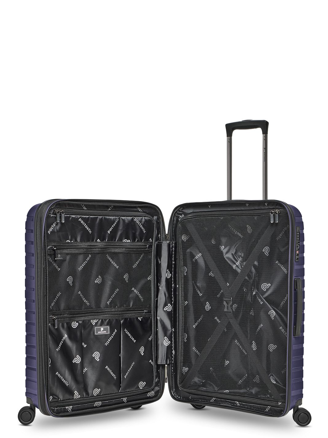 Pactastic Collection 04 THE MEDIUM + 4 ruote Carrello M 66 cm espandibile Pactastic Collection 04 THE MEDIUM + 4 ruote Carrello M 66 cm espandibile