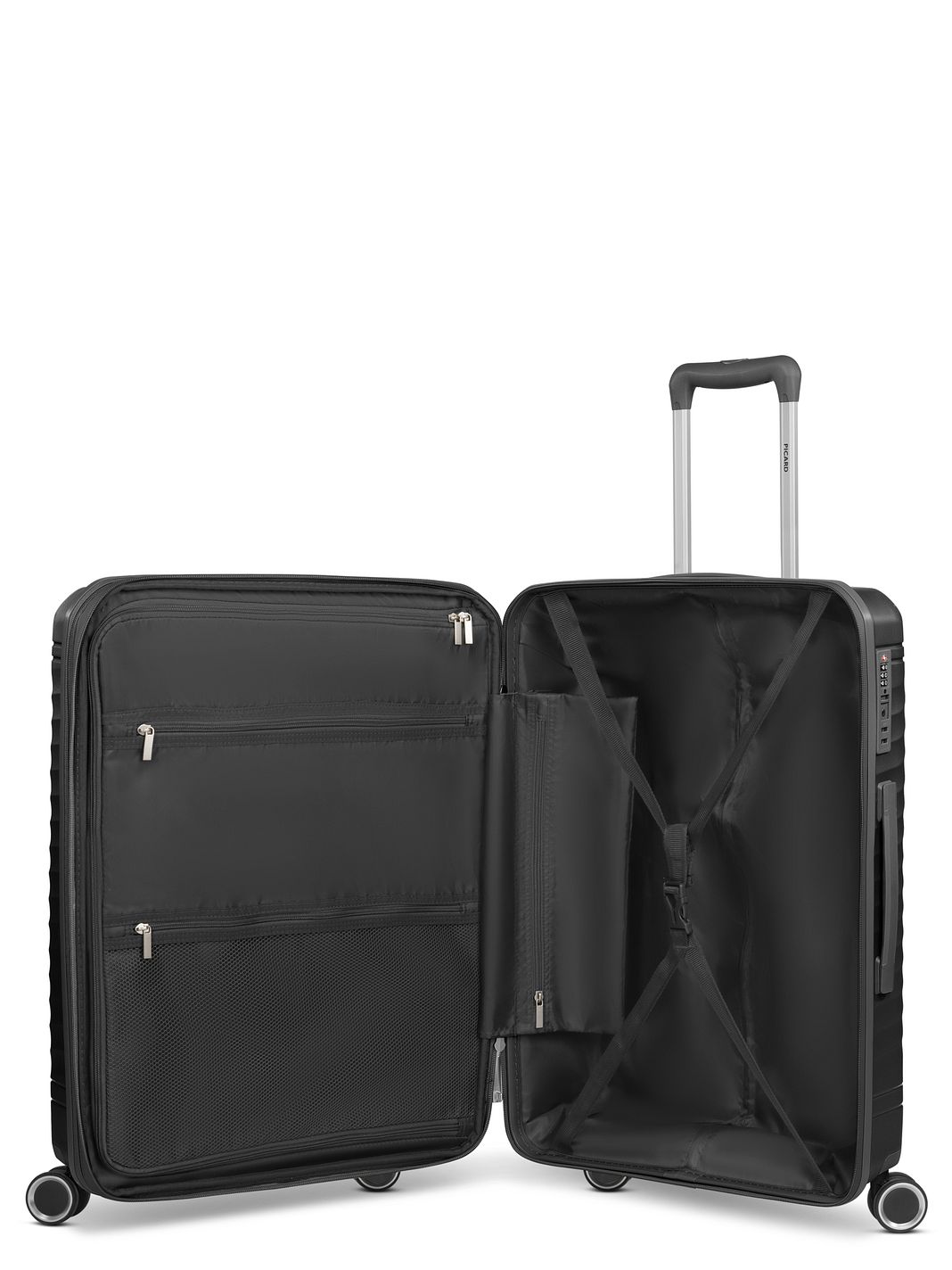 Picard Vienna 4 ruote Set di valigie 3 pezzi espandibile Picard Vienna 4 ruote Set di valigie 3 pezzi espandibile