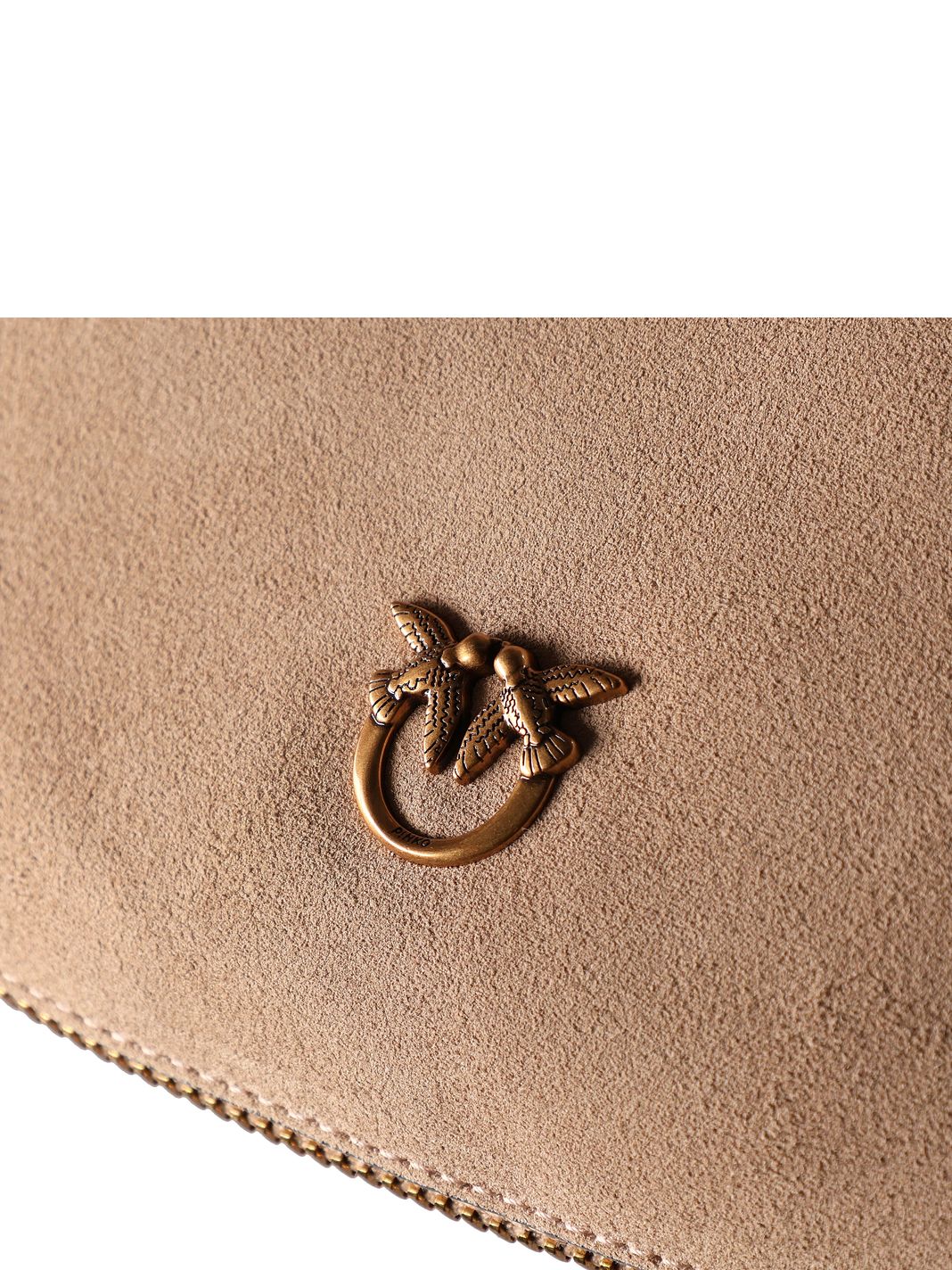 PINKO Zip Around Borsa a tracolla Vera Pelle 28 cm PINKO Zip Around Borsa a tracolla Vera Pelle 28 cm
