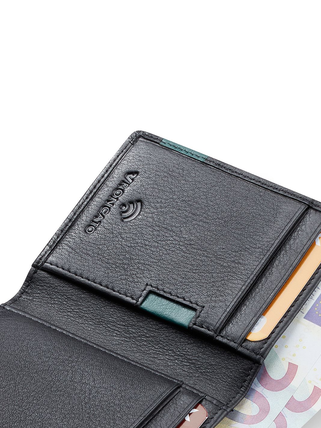 Roncato Monaco Portafoglio Protezione RFID Vera Pelle 8 cm Roncato Monaco Portafoglio Protezione RFID Vera Pelle 8 cm