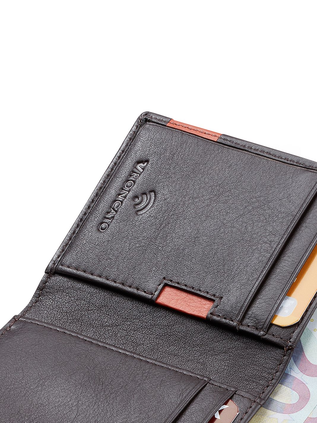 Roncato Monaco Portafoglio Protezione RFID Vera Pelle 8 cm Roncato Monaco Portafoglio Protezione RFID Vera Pelle 8 cm