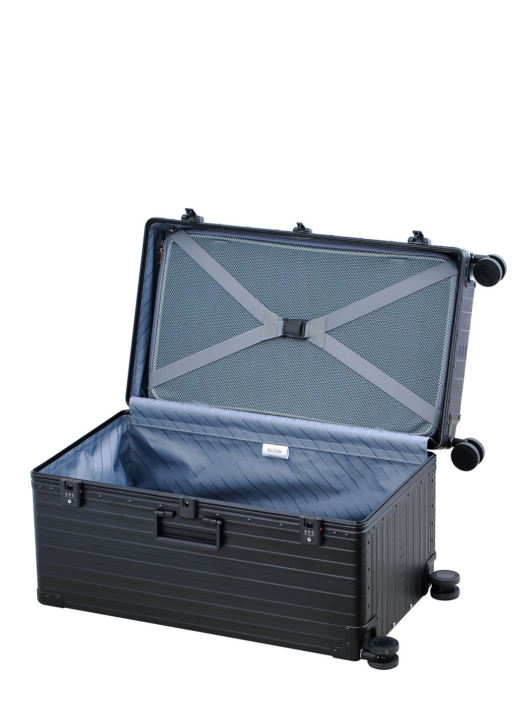 Aleon Trolley con ruedas Traveler International de aluminio, 4 ruedas, 77 cm Aleon Trolley con ruedas Traveler International de aluminio, 4 ruedas, 77 cm