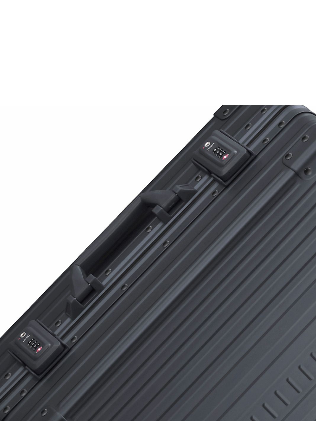 Aleon 21 Trolley cabina domestico a 4 ruote in Alluminio, 55 cm, con scomparto per laptop Aleon 21 Trolley cabina domestico a 4 ruote in Alluminio, 55 cm, con scomparto per laptop