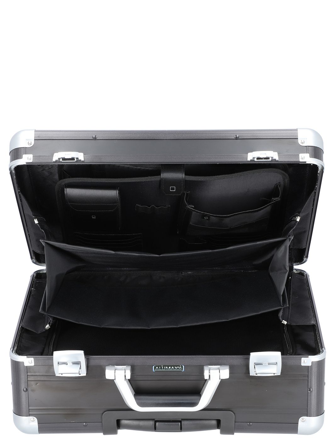 Alumaxx Trolley business da lavoro a 2 ruote in alluminio con scomparto per laptop da 37 cm Alumaxx Trolley business da lavoro a 2 ruote in alluminio con scomparto per laptop da 37 cm