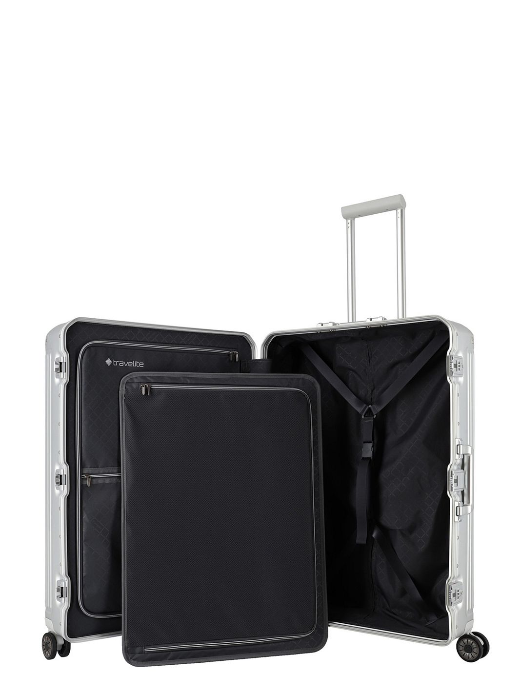 Travelite Carrello Next a 4 ruote in Alluminio, 77 cm Travelite Carrello Next a 4 ruote in Alluminio, 77 cm