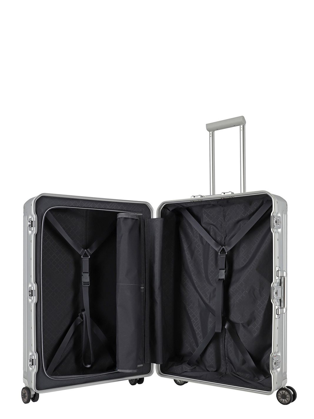 Travelite Carrello Next a 4 ruote in Alluminio, 77 cm Travelite Carrello Next a 4 ruote in Alluminio, 77 cm