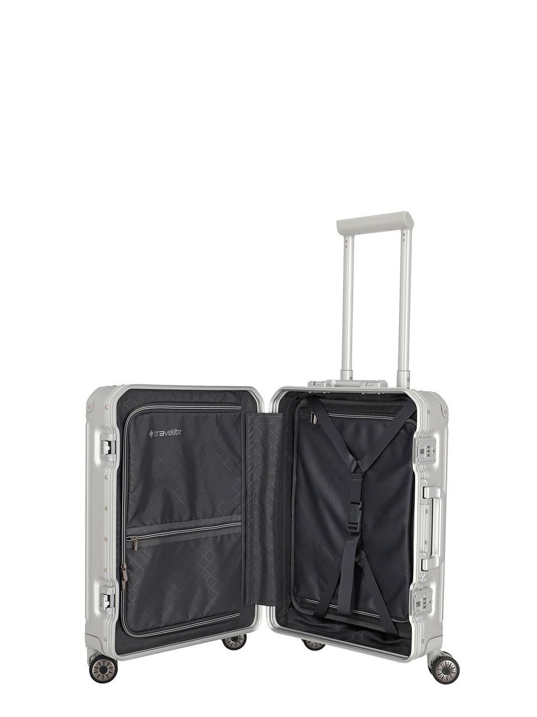 Travelite Trolley cabina Next a 4 ruote in Alluminio, 55 cm Travelite Trolley cabina Next a 4 ruote in Alluminio, 55 cm