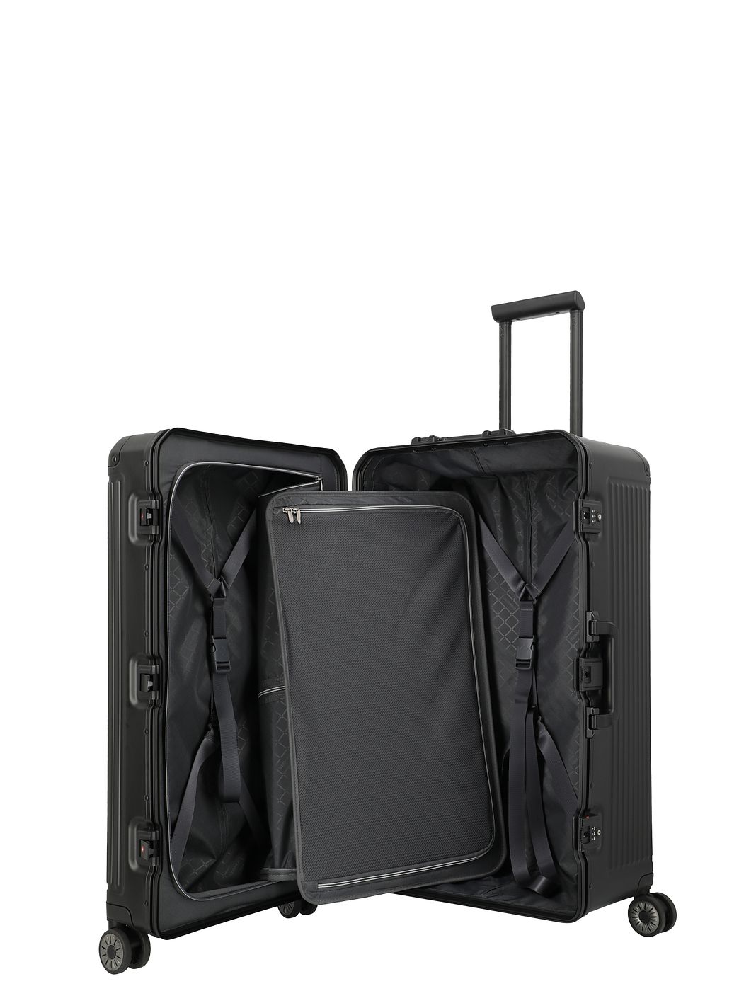 Travelite Next Trunk Carrello a 4 ruote in Alluminio 76 cm Travelite Next Trunk Carrello a 4 ruote in Alluminio 76 cm