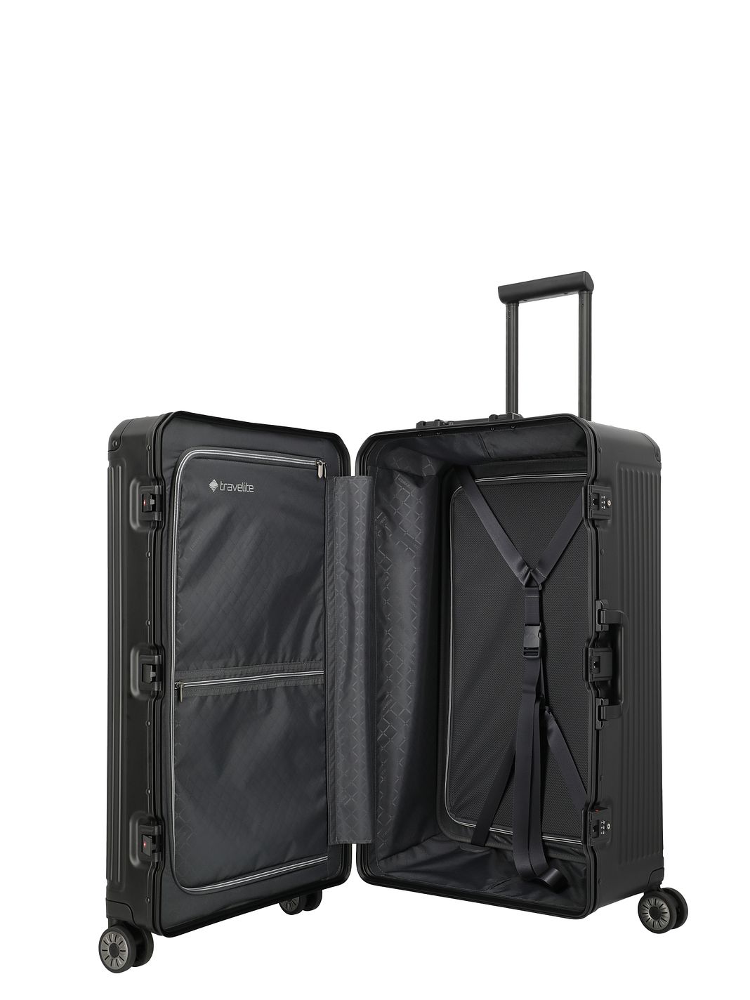 Travelite Next Trunk Carrello a 4 ruote in Alluminio 76 cm Travelite Next Trunk Carrello a 4 ruote in Alluminio 76 cm