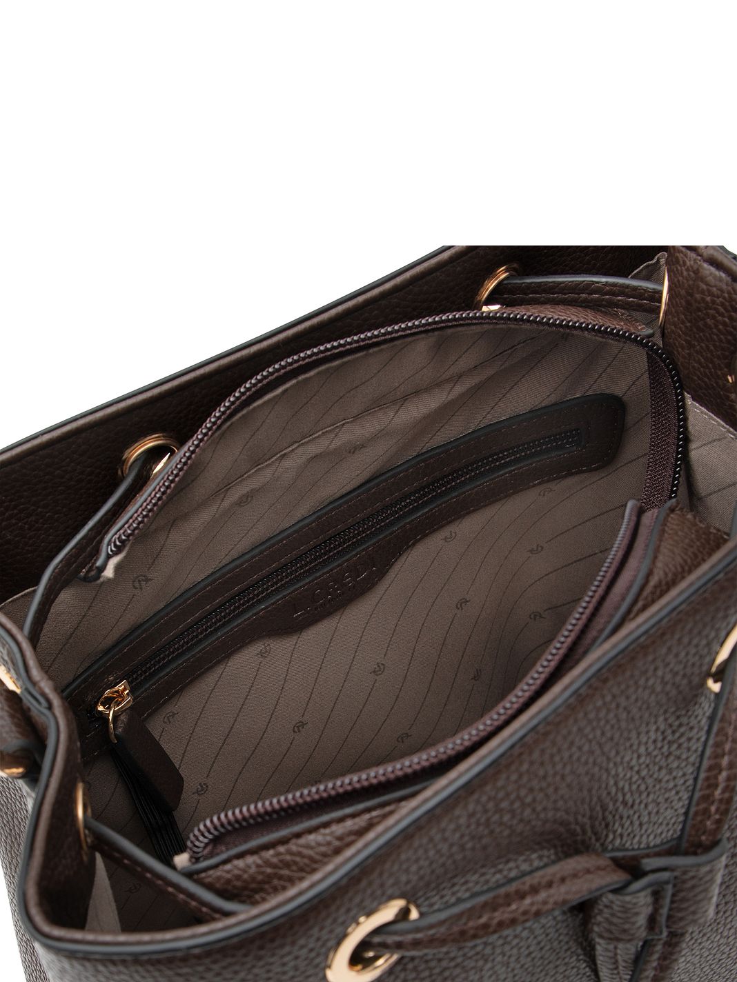 L.CREDI Ebony Borsa secchiello 28 cm L.CREDI Ebony Borsa secchiello 28 cm