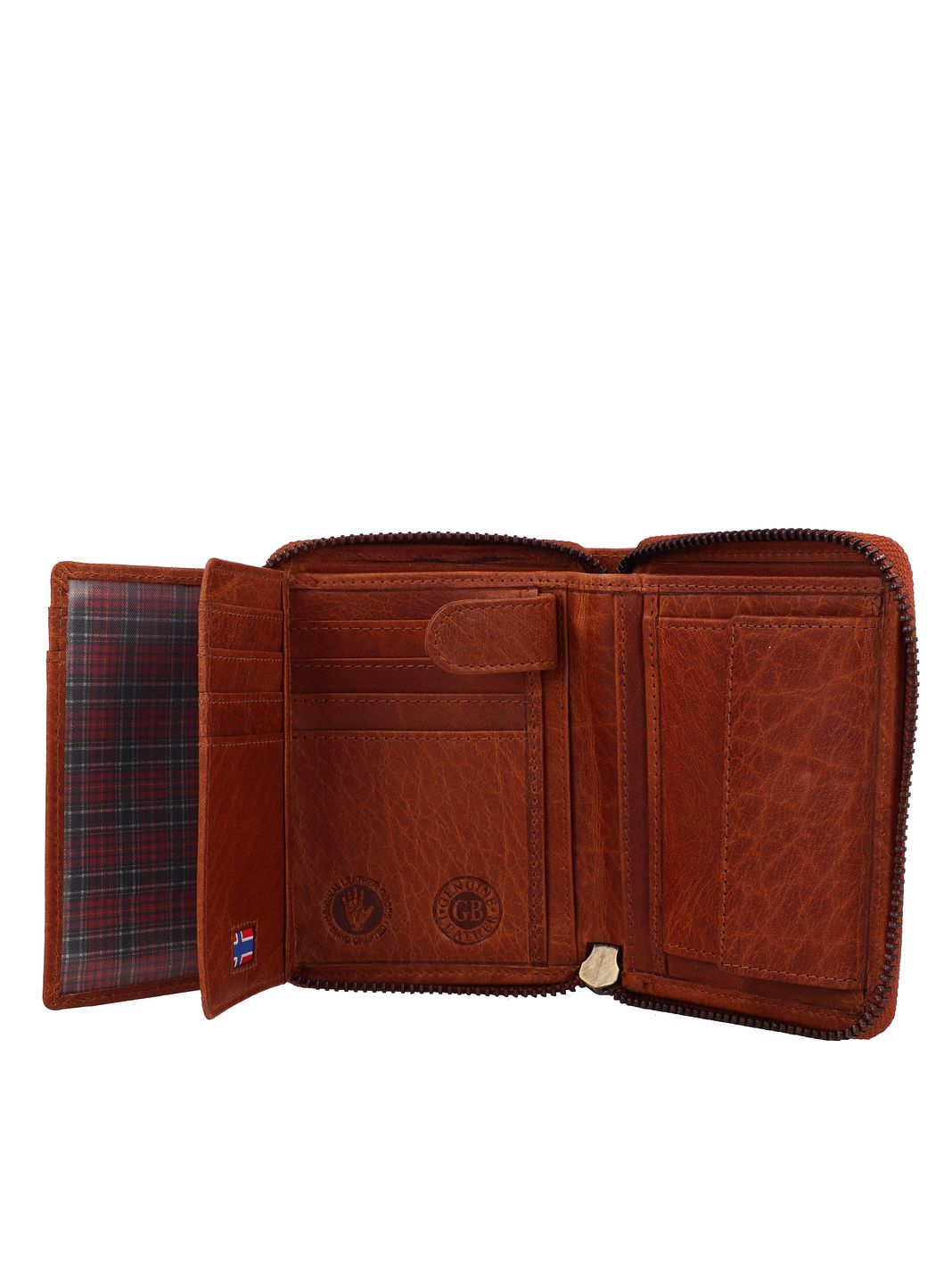 Greenburry House of Norway Cartera Bloqueo RFID Piel natural 10.5 cm Greenburry House of Norway Cartera Bloqueo RFID Piel natural 10.5 cm