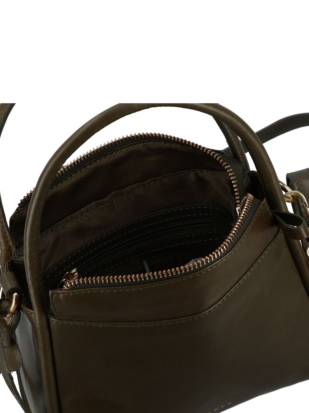 Burkely Vintage Veda Bolso para hombre Piel natural 20 cm
