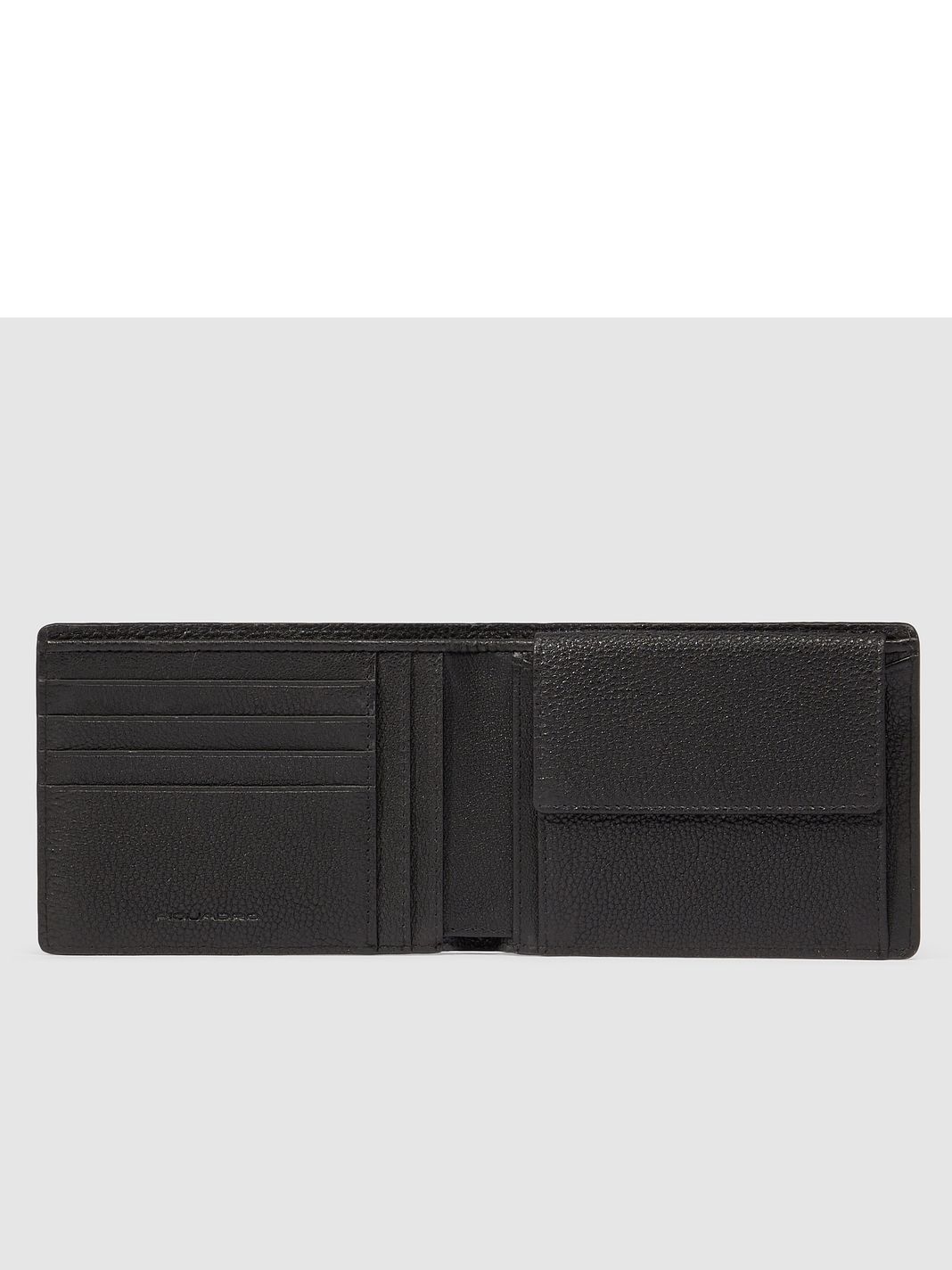Piquadro Hedley Cartera Bloqueo RFID Piel natural 12 cm